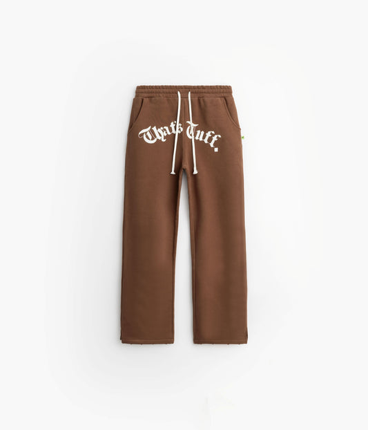 Old Font Sweatpants Mocha Mousse