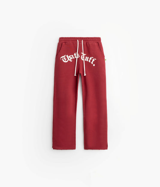 Old Font Sweatpants Merlot