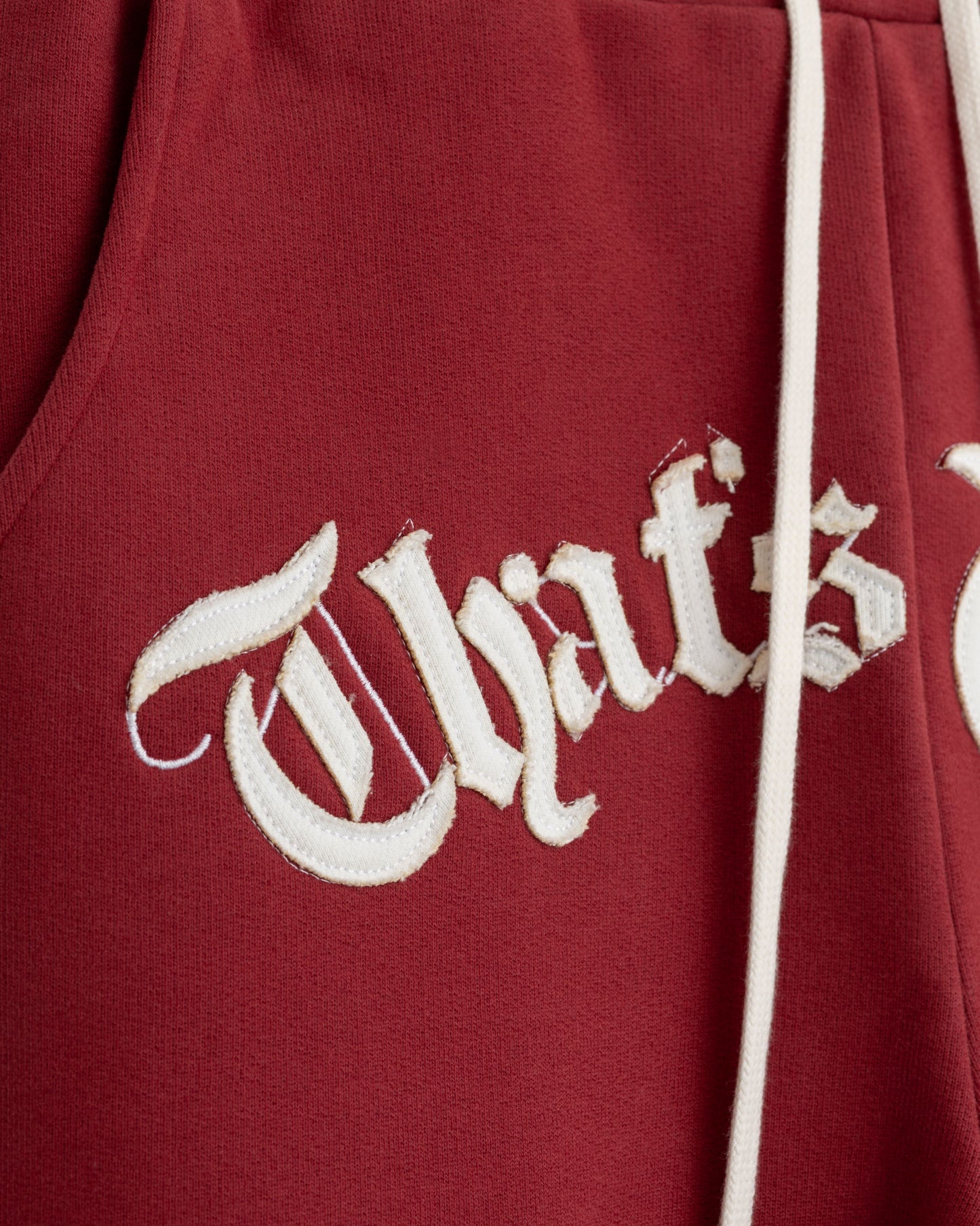 Old Font Sweatpants Merlot