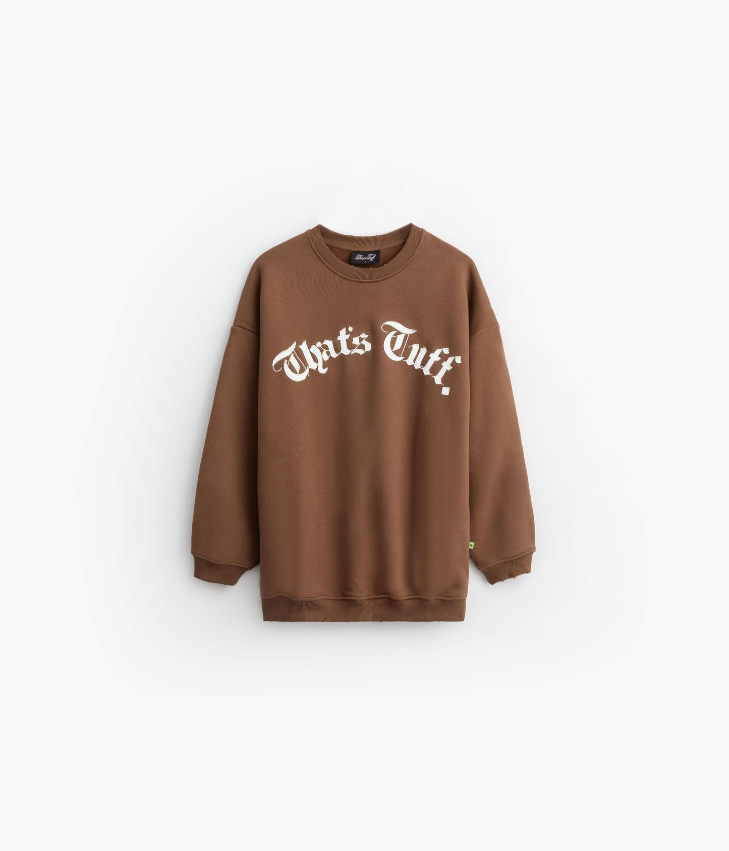 Old Font Sweatshirt Mocha Mousse