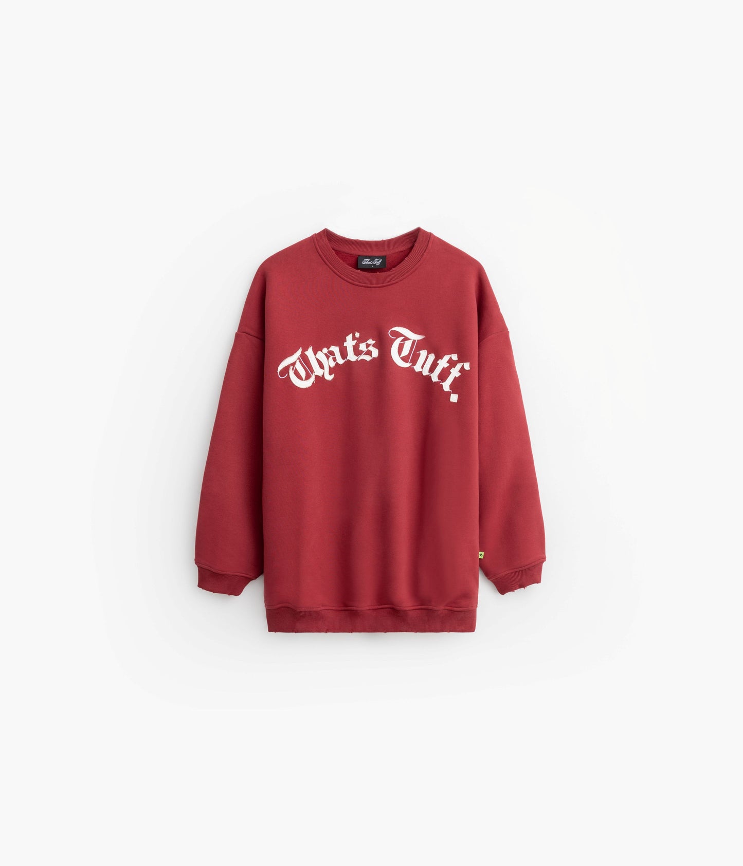 Old Font Sweatshirt Merlot